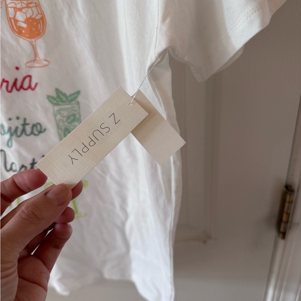 Z Supply Cocktails Boyfriend Tee - Picture 7 of 8